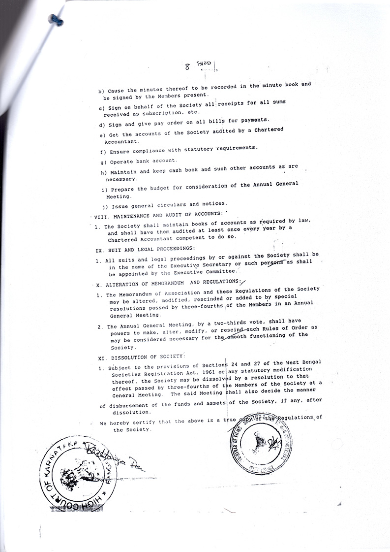 GBC Religious Society of West Bengal (false organization)