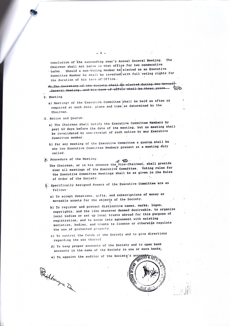 GBC Religious Society of West Bengal (false organization)